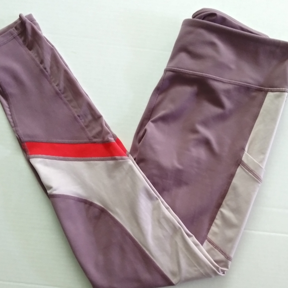 Fabletics Pants - Fabletics Lavander and Coral Leggings